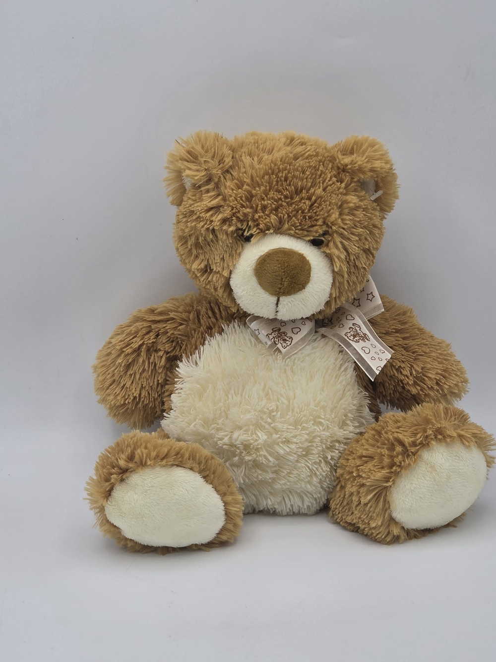 Fiesta Brown and Cream Plush Teddy Bear